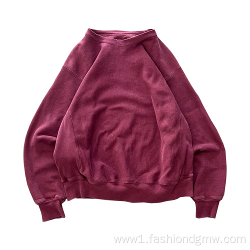 Men's Hoodies & Sweatshirts Red Color Cotton